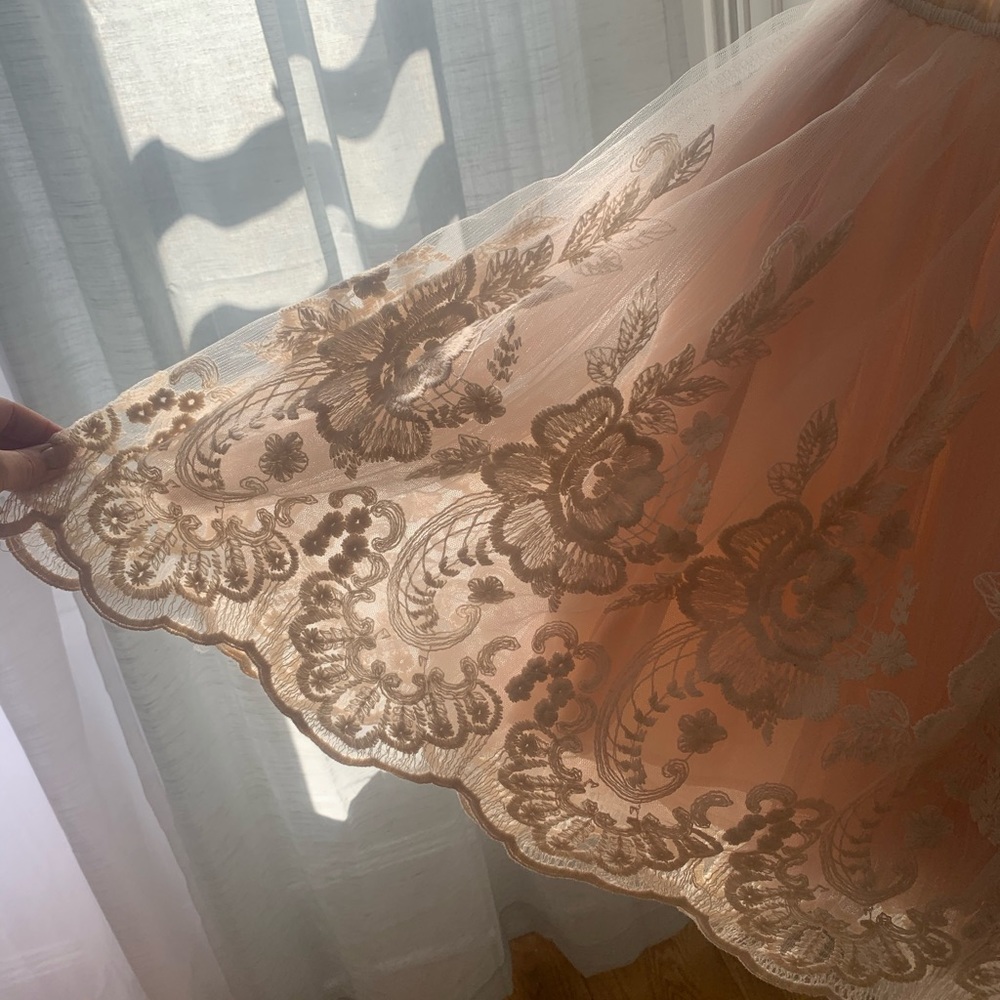 American Rag Blush Lace Dress - Picture 6 of 7